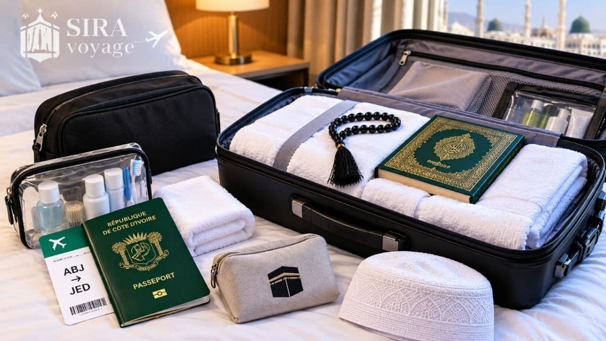 Checklist complète des bagages et formalités avant le départ