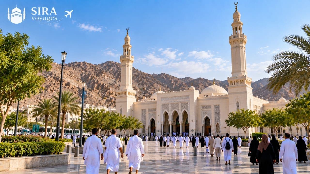 La mosquée Aïcha (Masjid al-Tan'im)