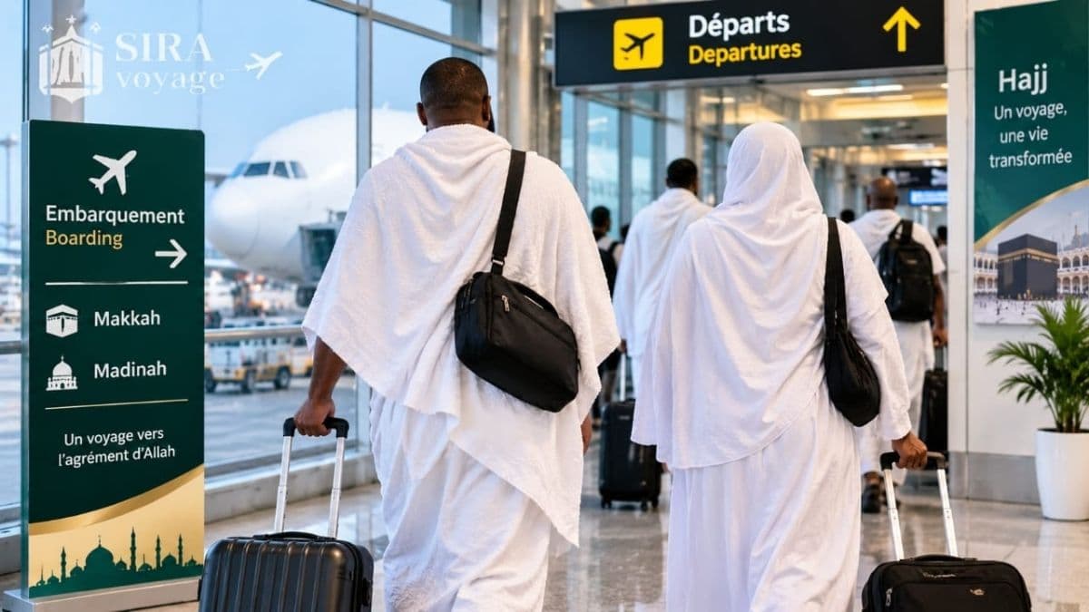 Gérer l'ihram à l'aéroport